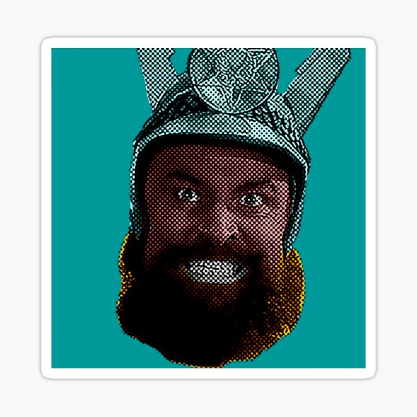 Item preview, Prince Vultan from Flash Gordon Pop Art - - light blue background designed and sold by DoctorRandom.