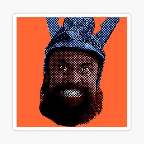 Item preview, Prince Vultan from Flash Gordon Pop Art - - orange background designed and sold by DoctorRandom.