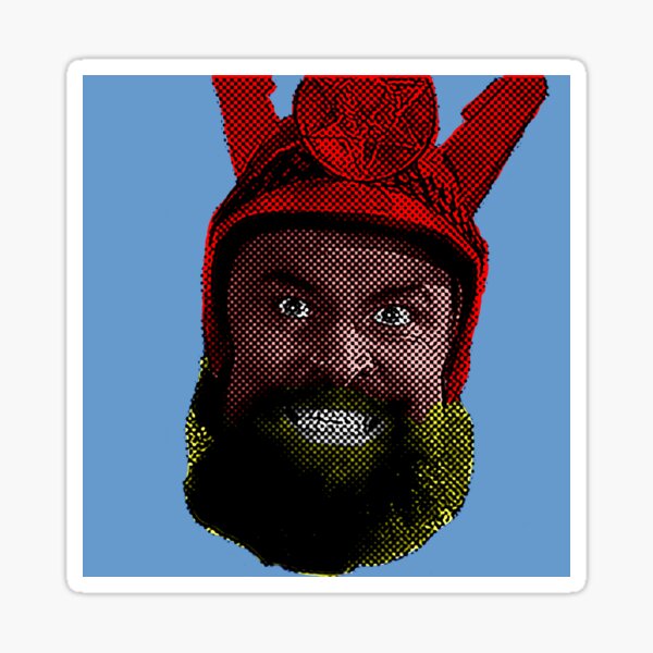 Item preview, Prince Vultan from Flash Gordon Pop Art - - blue background designed and sold by DoctorRandom.