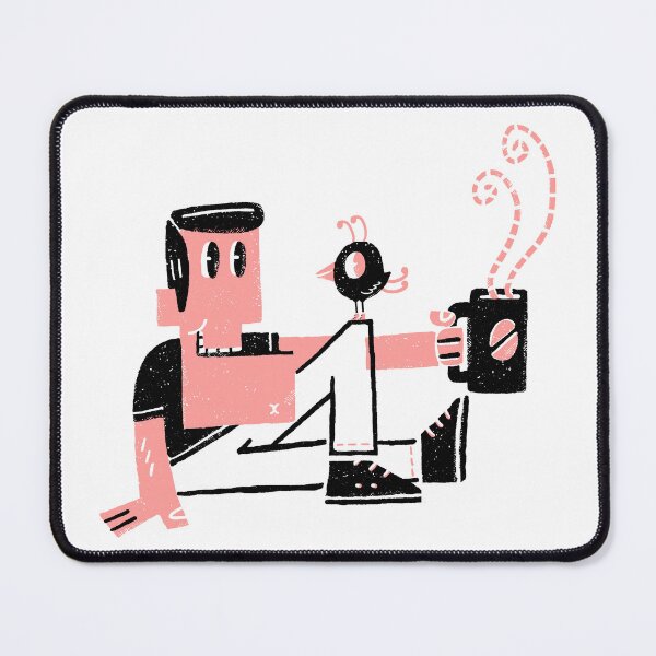 Item preview, Guy, Bird & Coffee designed and sold by Marcelo Badari.