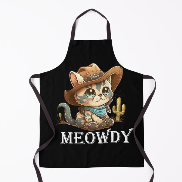 Item preview, Meowdy Cute Cat - Cute Cowboy Hat Cat designed and sold by StreetShirts1.