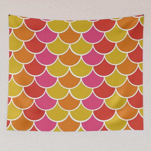 Item preview, Rainbow Mermaid Scale Pattern  designed and sold by Yasminepatterns .