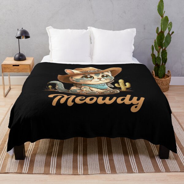 Item preview, Meowdy Cute Cat - Cute Cowboy Hat Cat designed and sold by StreetShirts1.
