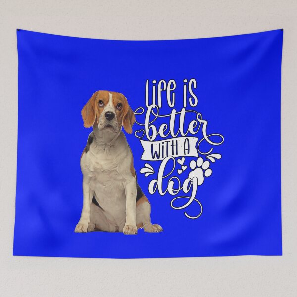 Item preview, Beagle Dog Pet Owner Life Is Better With A Dog designed and sold by fantasticdesign.