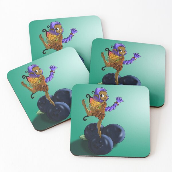 Item preview, African American Fairy and Blueberries designed and sold by treasured-gift.