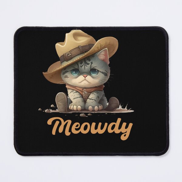 Item preview, Meowdy Cute Cat - Cute Cowboy Hat Cat designed and sold by StreetShirts1.