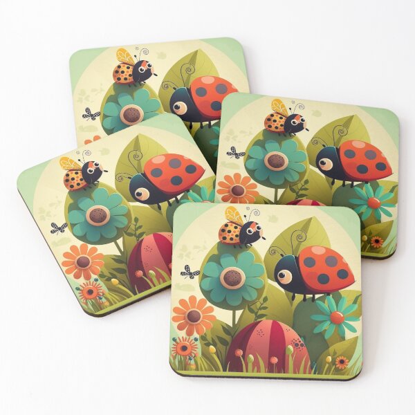 Item preview, Ladybug Garden Friends designed and sold by PlaytimeArt.