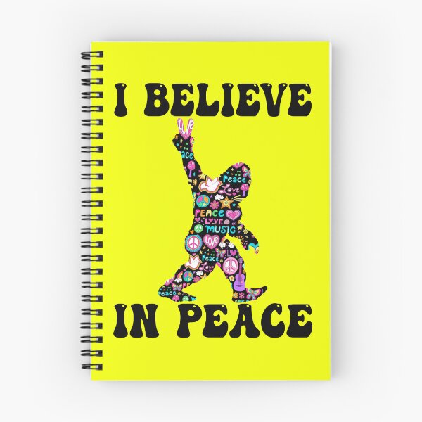 Item preview, I Believe In Peace - Funny Bigfoot designed and sold by HappyArts90.
