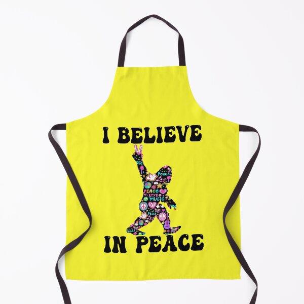 Item preview, I Believe In Peace - Funny Bigfoot designed and sold by HappyArts90.