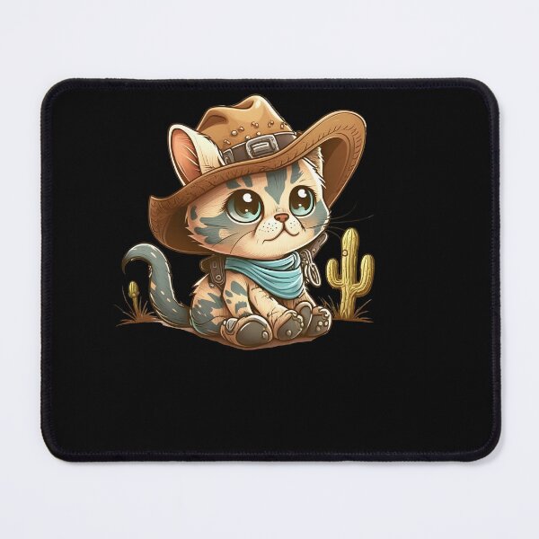 Item preview, Cute Western Cat - Cute Cowboy Hat Cat designed and sold by StreetShirts1.