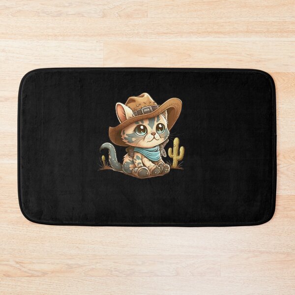 Item preview, Cute Western Cat - Cute Cowboy Hat Cat designed and sold by StreetShirts1.