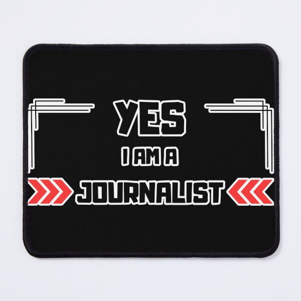 Item preview, Yes I Am a Journalist designed and sold by yangs-wear.