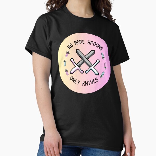 Item preview, No More Spoons Only Knives Trans Pride designed and sold by Joan02170.