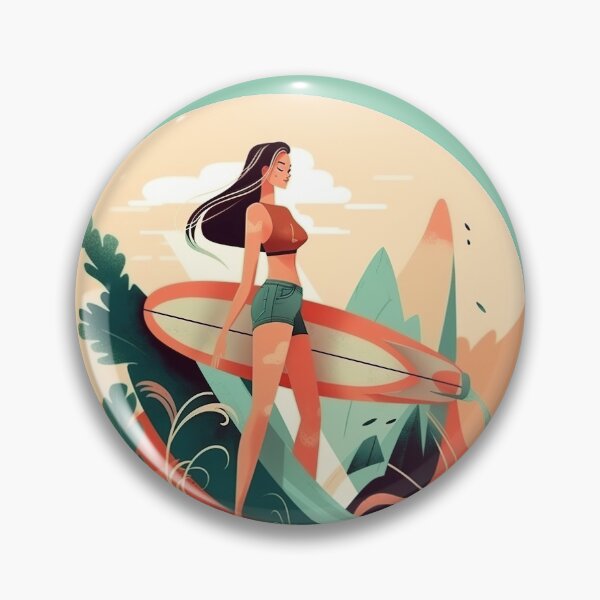 Item preview, Surfer Woman 3 - Surfer Girl 3 designed and sold by Paninato.