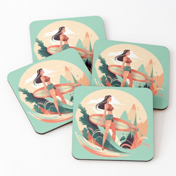 Item preview, Surfer Woman 3 - Surfer Girl 3 designed and sold by Paninato.