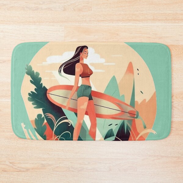 Item preview, Surfer Woman 3 - Surfer Girl 3 designed and sold by Paninato.
