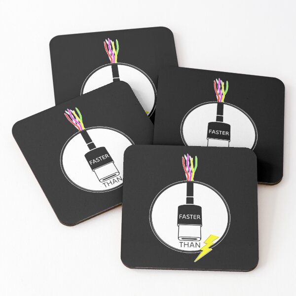 Item preview, Type-C Faster Than Lightning Sticker designed and sold by RarelyRandom.