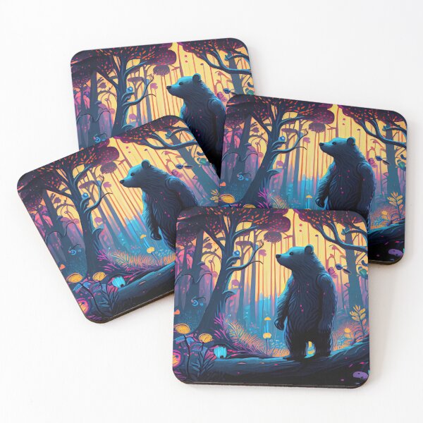 Item preview, Bear in the Woods Animated Art designed and sold by FireScreen.