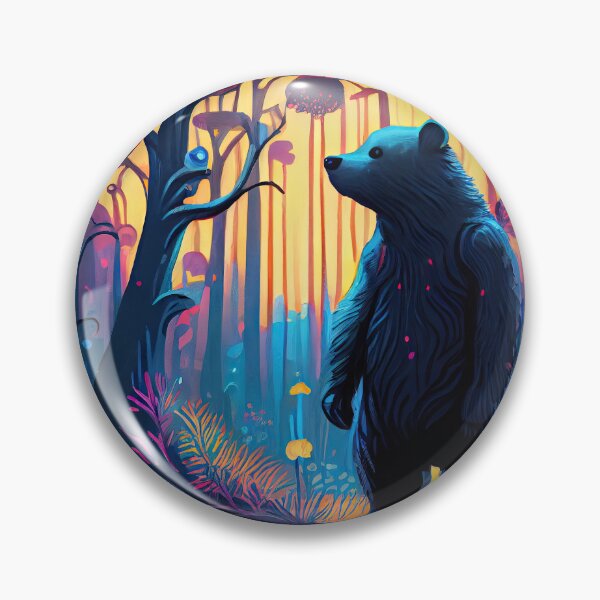 Item preview, Bear in the Woods Animated Art designed and sold by FireScreen.