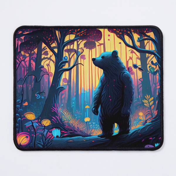 Item preview, Bear in the Woods Animated Art designed and sold by FireScreen.