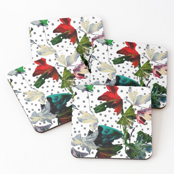 Item preview, Floral Wisps With Polka Dots designed and sold by Alexis Bonavitacola.