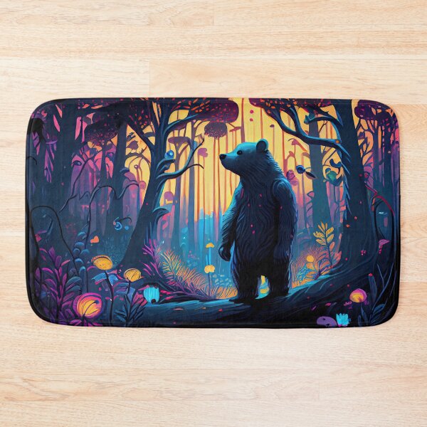 Item preview, Bear in the Woods Animated Art designed and sold by FireScreen.