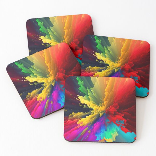 Item preview, Chromatic Blend - Paint color splash art designed and sold by Transcendance.