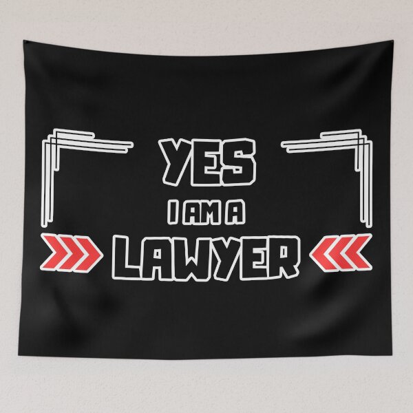 Item preview, Yes I Am a Lawyer designed and sold by yangs-wear.