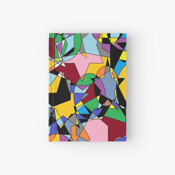 Motley chaotic pattern - Chaos Hardcover Journal