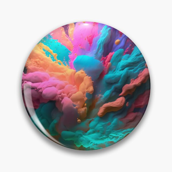 Item preview, Pop Art Panorama - Paint color splash art designed and sold by Transcendance.