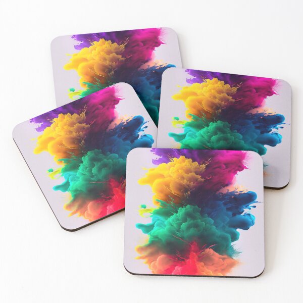 Item preview, Psychedelic Wonderland - Paint color splash art designed and sold by Transcendance.