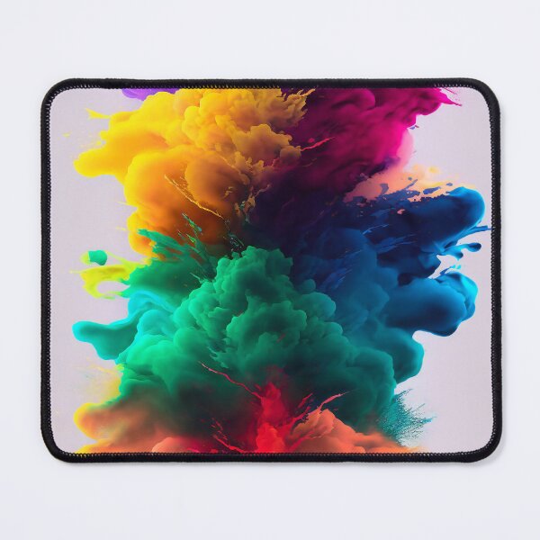 Item preview, Psychedelic Wonderland - Paint color splash art designed and sold by Transcendance.