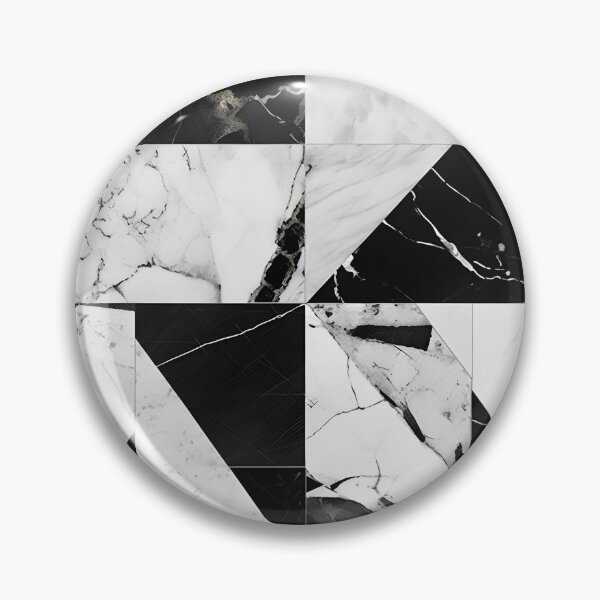 Item preview, Black and White Marble Effect Pattern Abstract Modern designed and sold by shashtopia.