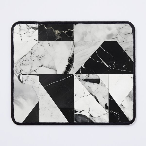 Item preview, Black and White Marble Effect Pattern Abstract Modern designed and sold by shashtopia.