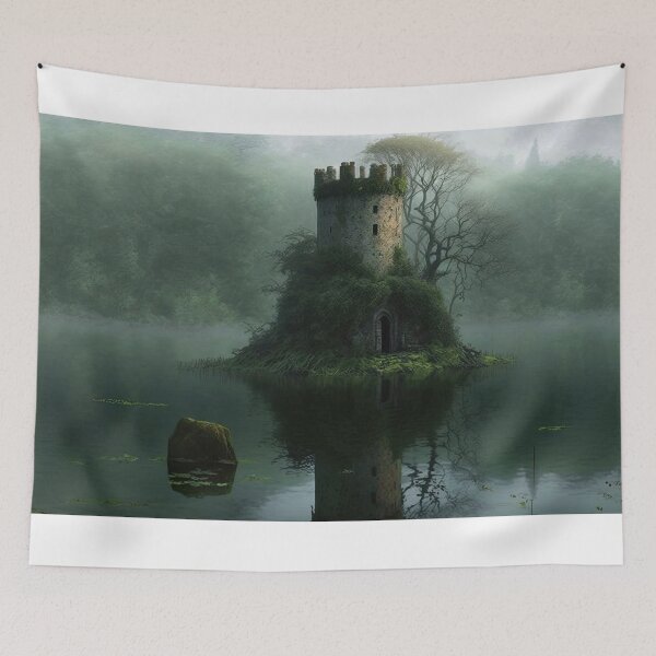 Item preview, Mystical Ancient Castle on a Small Island designed and sold by FireScreen.