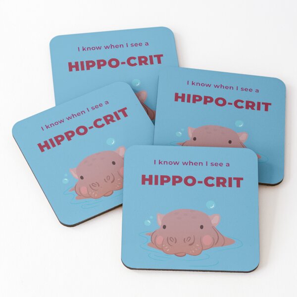 Item preview, I Know When I See A Hippo-crit. Funny Wise Hippo Hypocrite designed and sold by Rebel-Design.