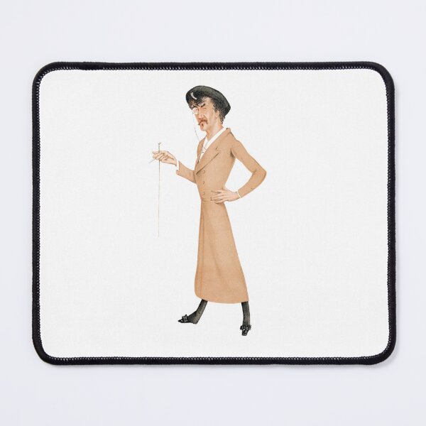 Item preview, Vintage Fashionable Man with Cigarette Sticker: A Cut-Out from Leslie Ward's Symphony (1878)" designed and sold by EmeraldeaArt.