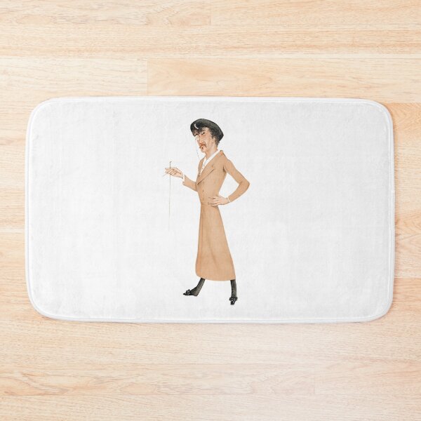 Item preview, Vintage Fashionable Man with Cigarette Sticker: A Cut-Out from Leslie Ward's Symphony (1878)" designed and sold by EmeraldeaArt.