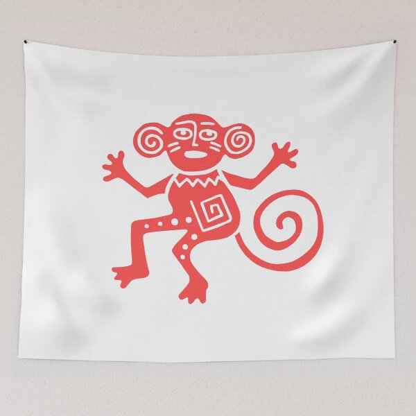 Item preview, Ancient mexican symbol, monkey designed and sold by MIRO3D.
