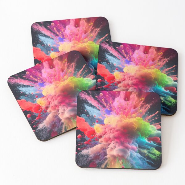Item preview, Kaleidoscopic Odyssey - Paint color splash art designed and sold by Transcendance.