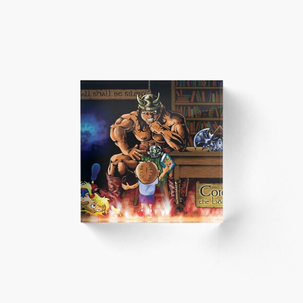 Conan the Librarian Acrylic Block