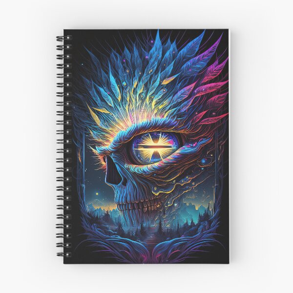 Item preview, Visionary skull art fused with tenebrism and synthwave designed and sold by RK - Shop.