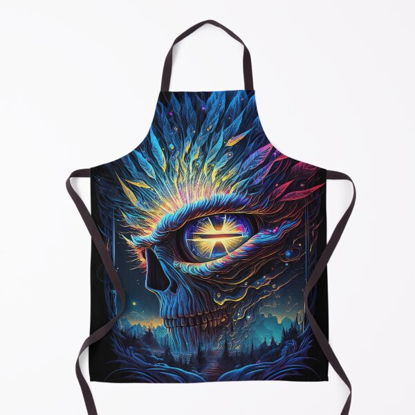 Item preview, Visionary skull art fused with tenebrism and synthwave designed and sold by RK - Shop.