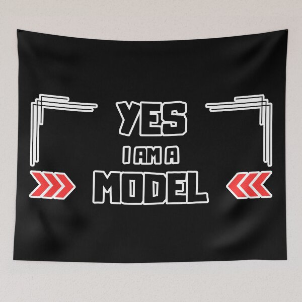 Item preview, Yes I Am a Model designed and sold by yangs-wear.
