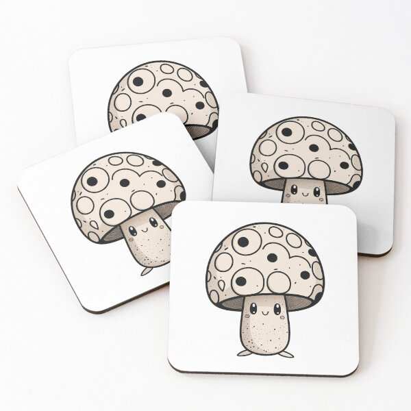 Item preview, Add a Touch of Cuteness to Your Life with our Adorable Kawaii Mushroom Sticker designed and sold by TVBArchive.