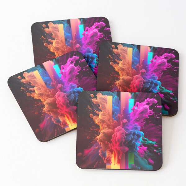 Item preview, Abstract Kaleidoscope - Paint color splash art designed and sold by Transcendance.