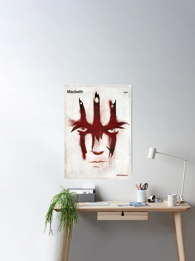 Macbeth - William Shakespeare Literary Art for Theatre Lovers Poster for  Sale by RedHillPrints