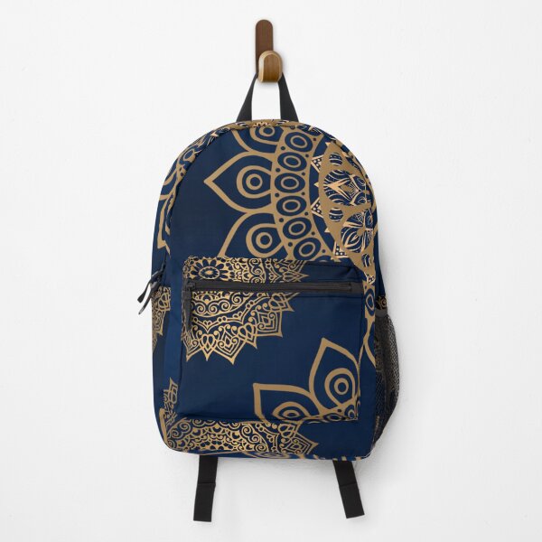 Item preview, Blue and Gold Mandala Pattern designed and sold by rafiaarts.