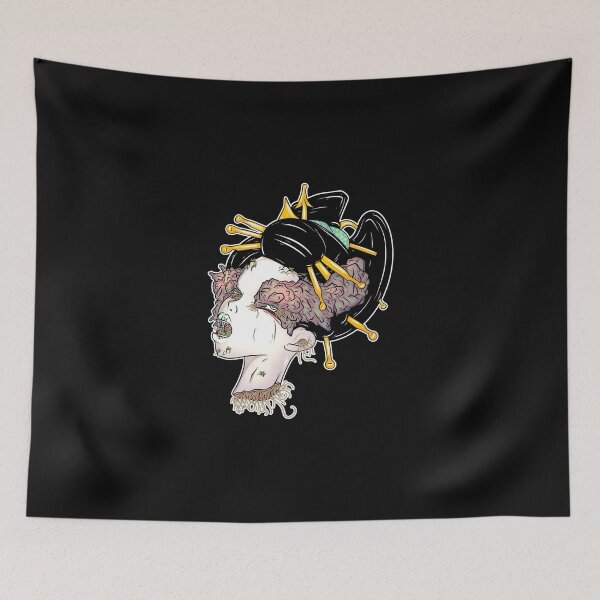Item preview, Namakubi and mushrooms designed and sold by Ukiyograph.