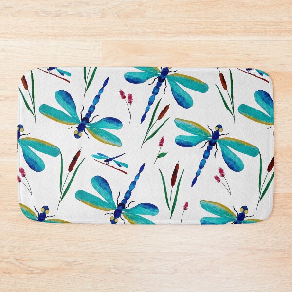 Item preview, Watercolor Dragonfly pattern designed and sold by danibelldesigns.
